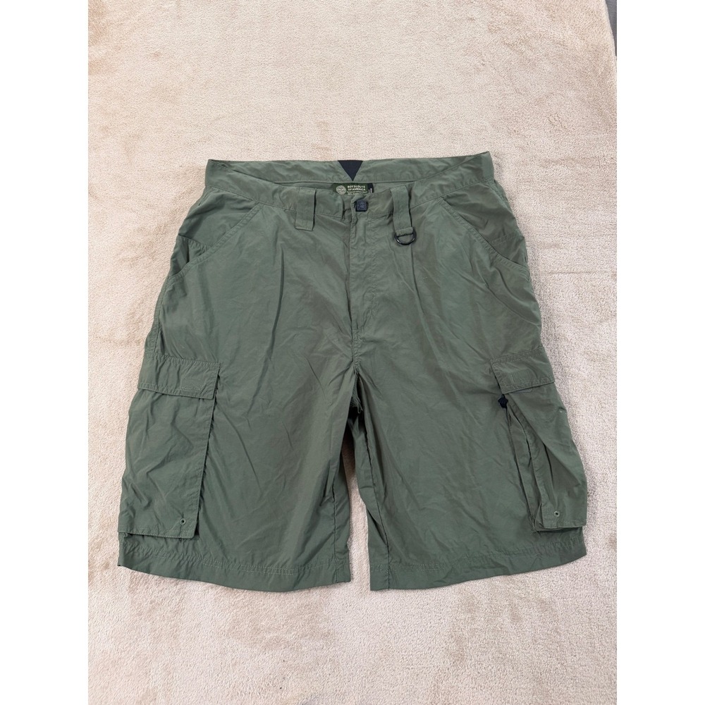 Boy Scouts of America Centennial Uniform Shorts Mens M Green Supplex‎ Nylon EUC